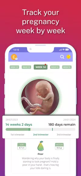 Momercy Pregnancy & Baby Care Captura de pantalla 2