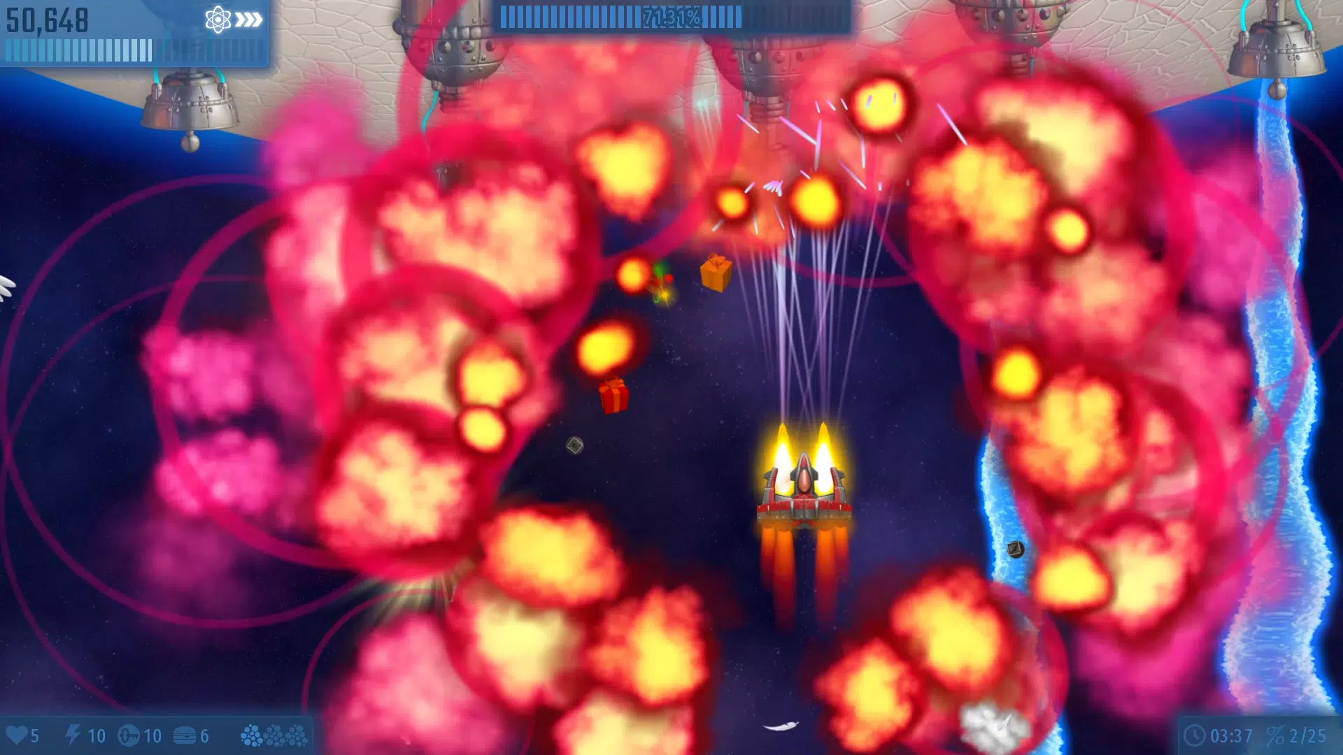 Chicken Invaders Universe Zrzut ekranu 1