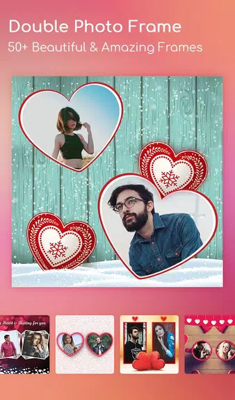 Love Collage, Love Photo Frame Capture d'écran 3