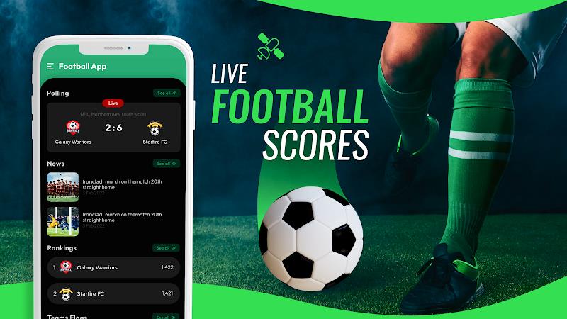 Live football: Live Soccer 螢幕截圖 0