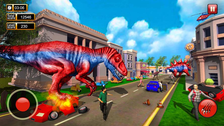 Dinosaur Games City Rampage スクリーンショット 1