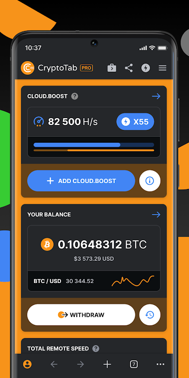 CryptoTab Browser Pro Mod স্ক্রিনশট 1
