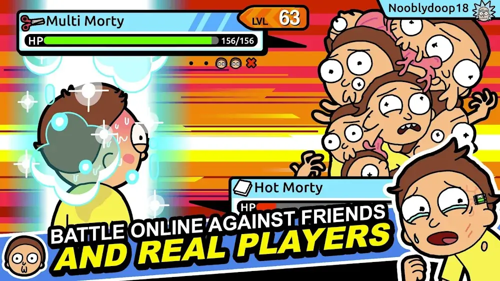 Rick and Morty: Pocket Mortys 螢幕截圖 1