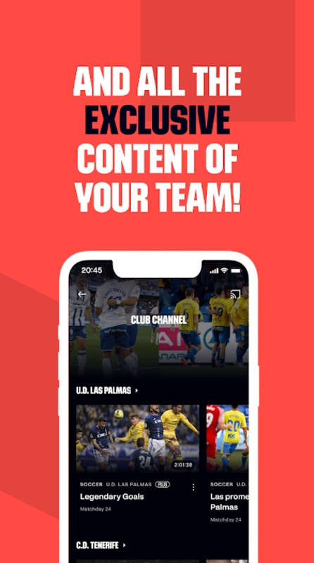 LALIGA+ Live Sports 螢幕截圖 1