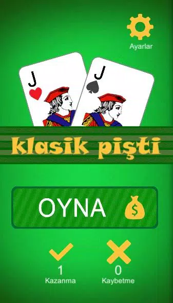 Schermata Klasik Pişti İnternetsiz 1