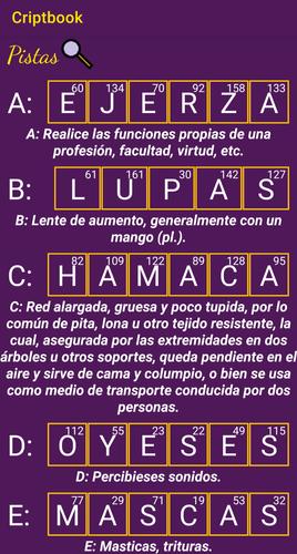 Criptogramas Literarios Ekran Görüntüsü 2