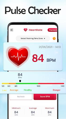 Heart Rate Monitor BPM Tracker ဖန်သားပြင်ဓာတ်ပုံ 2
