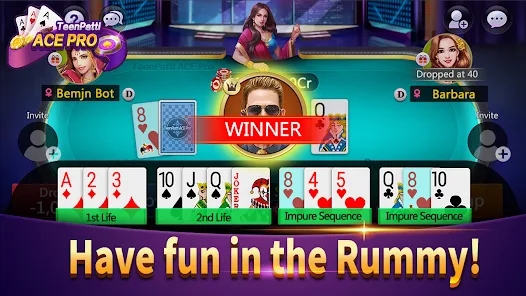 Teenpatti Ace Pro poker rummy应用截图第3张