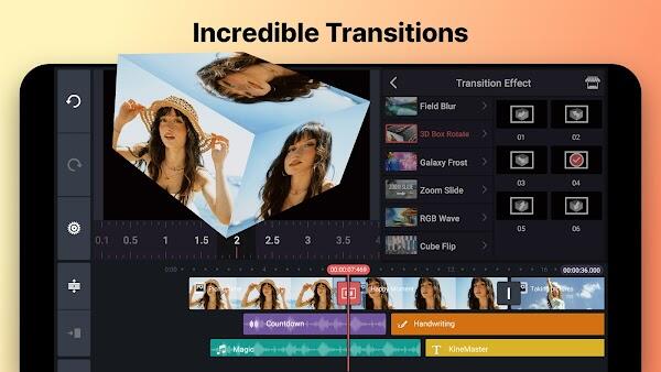 <p>Kesan dan Penapis: Tingkatkan video anda dengan pelbagai kesan dan penapis yang tersedia dalam KineMaster Pro. Daripada peralihan kepada pelarasan warna, ciri ini membolehkan pencipta menyampaikan mood dan suasana, mempertingkatkan aspek penceritaan karya mereka.<br>Teks dan Fon: Teks dinamik dan fon boleh disesuaikan dalam KineMaster Pro membolehkan penciptaan tajuk dan kapsyen yang menarik. Ciri ini menyokong pelbagai ungkapan, daripada anotasi halus kepada pernyataan tebal, semuanya disesuaikan agar sesuai dengan estetika video anda.<br>Kedai Aset: Terokai KineMaster ProAset Store, khazanah muzik bebas royalti , kesan bunyi, pelekat dan banyak lagi. Sumber ini sentiasa dikemas kini, menawarkan aset segar dan bergaya yang memastikan kandungan anda relevan dan menawan.</p>
<p><strong>Petua Terbaik untuk KineMaster Pro APK</strong></p>
<p>Kerangka Kunci Induk: Tingkatkan kemahiran menyunting video anda dengan menguasai bingkai kunci dalam KineMaster Pro. Kerangka kunci membenarkan kawalan tepat ke atas animasi dan kesan, membolehkan anda menambah penggilap profesional yang membezakan kandungan anda daripada apl lain.<br>Percubaan dengan Mod Campuran: Buka kunci dimensi visual baharu dengan mencuba mod gabungan dalam KineMaster Pro. Ciri ini membolehkan anda melapisi imej dan video secara kreatif, menghasilkan kesan yang boleh mengubah mood dan impak projek anda.<br>Optimumkan Audio: Pastikan video anda berbunyi sebaik yang dilihat dengan mengoptimumkan audio dalam KineMaster Pro. Mengimbangi muzik, kesan dan alih suara boleh meningkatkan kualiti keseluruhan kandungan anda secara mendadak, menjadikannya lebih menarik dan diingati.</p>
<p><img src=