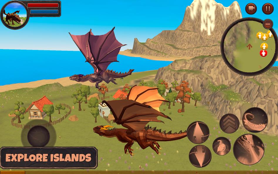 Dragon Simulator 3D Mod Schermafbeelding 0