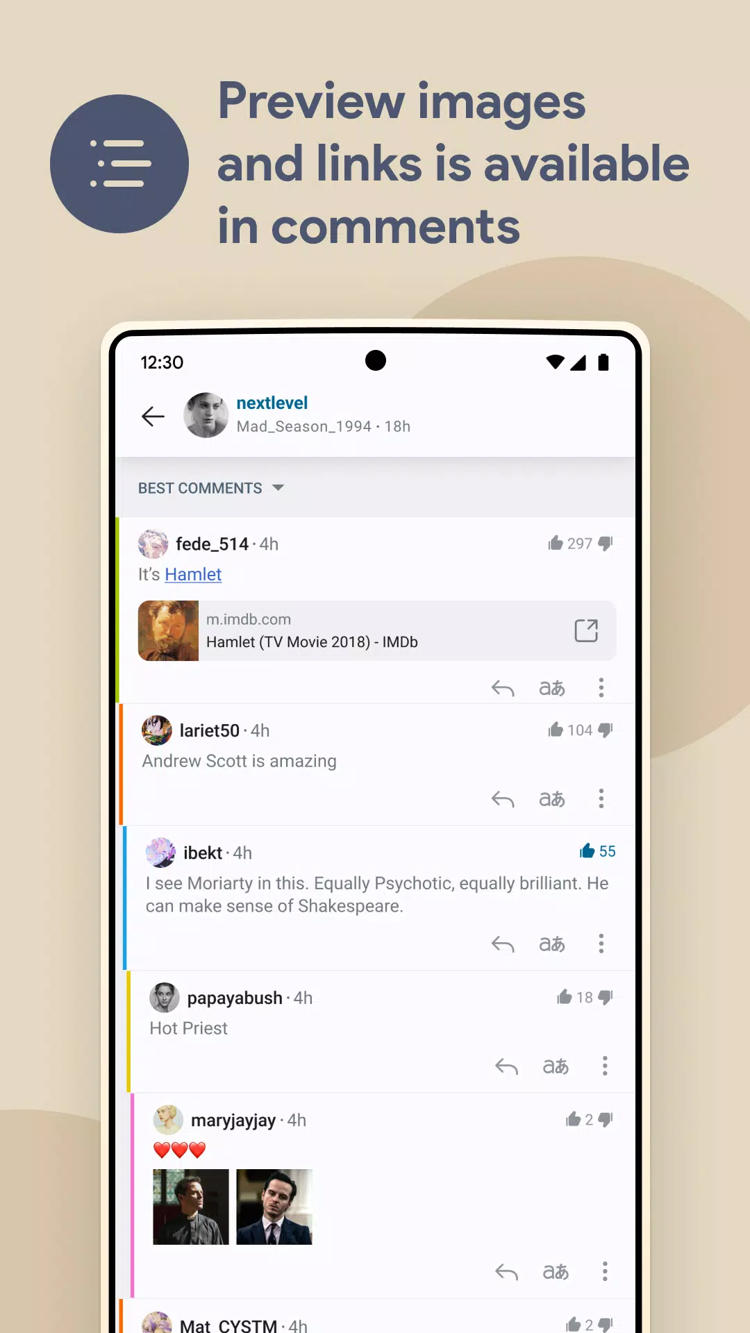 Schermata FatBird For Reddit 1