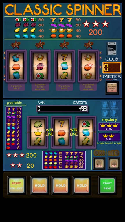 Free Slot Machine Classic Spinner 螢幕截圖 1