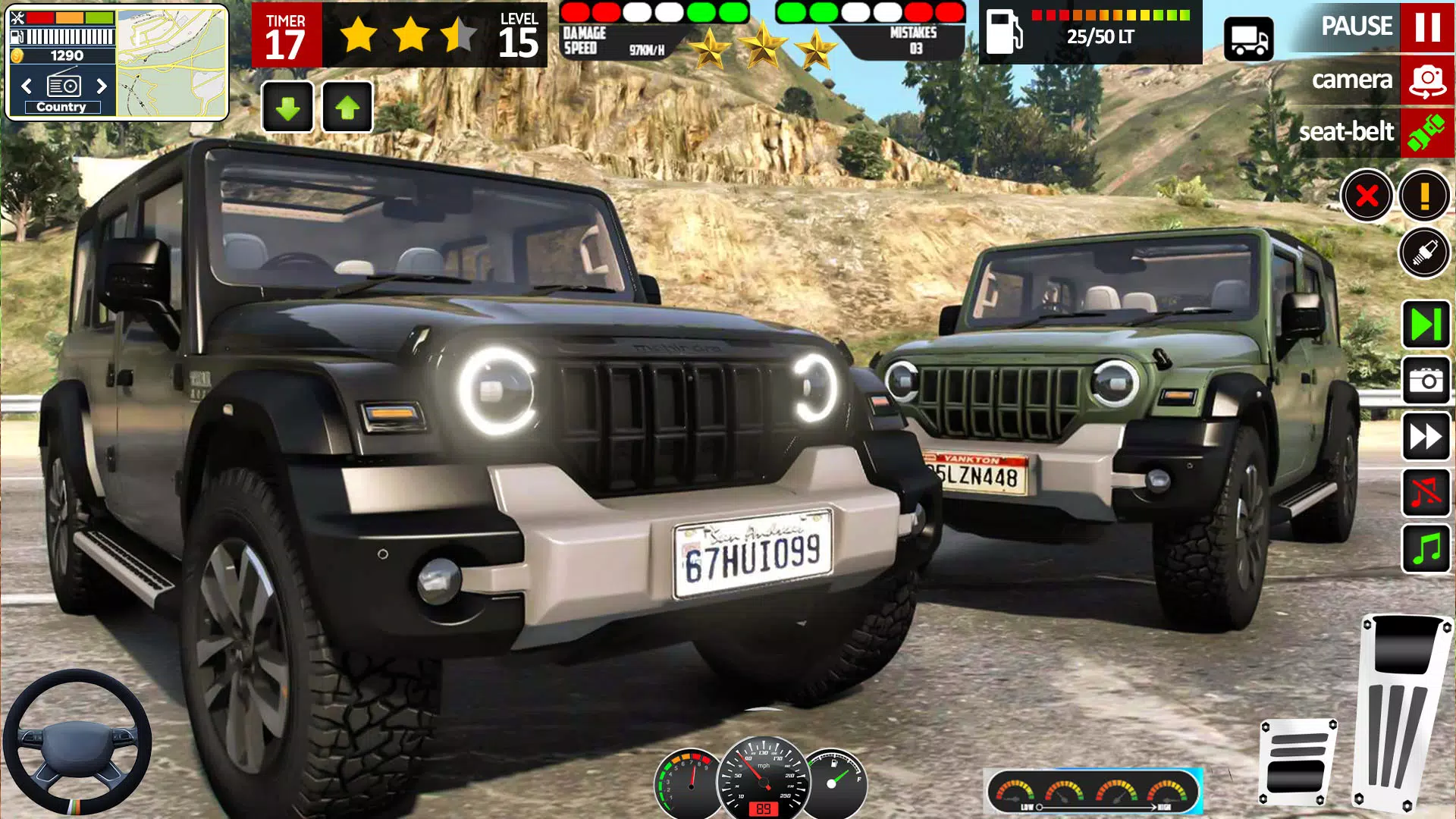 Offroad Jeep Game Simulator 3d Capture d'écran 2