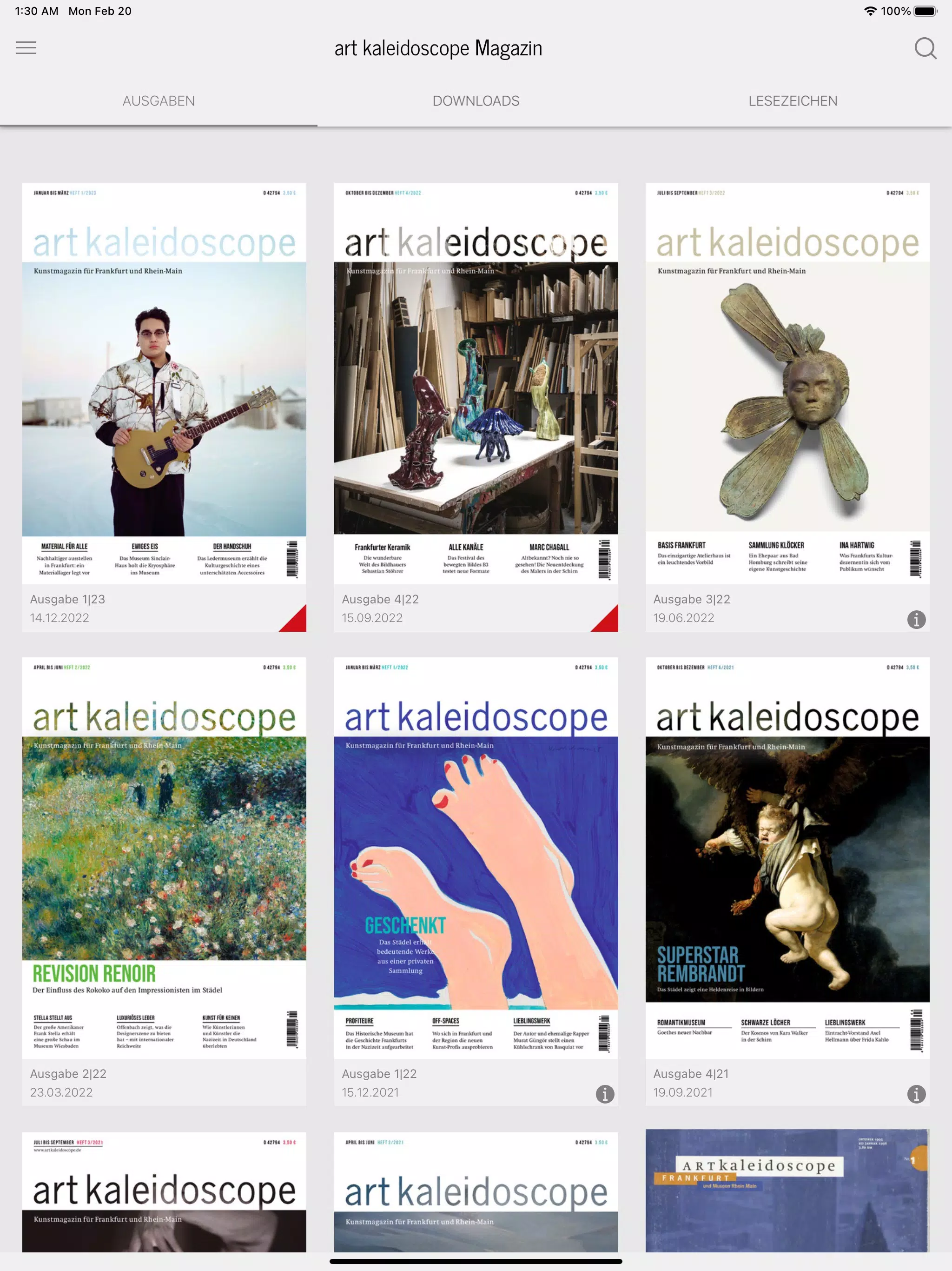 art kaleidoscope Magazin Tangkapan skrin 0