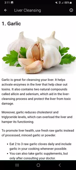 Top Liver Cleansing Superfoods 螢幕截圖 2