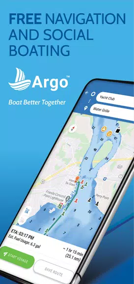 Argo - Boating Navigation 스크린샷 0
