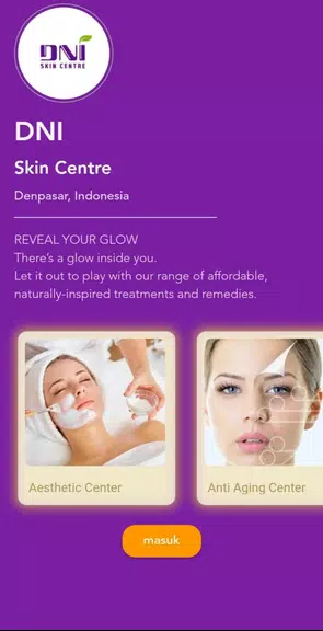 DNI SkinCentre MobileApp 螢幕截圖 0