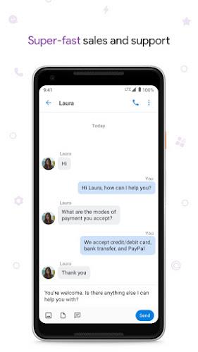Zoho SalesIQ - Live Chat App ဖန်သားပြင်ဓာတ်ပုံ 2