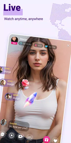 Video Chat Live Roulette ภาพหน้าจอ 0