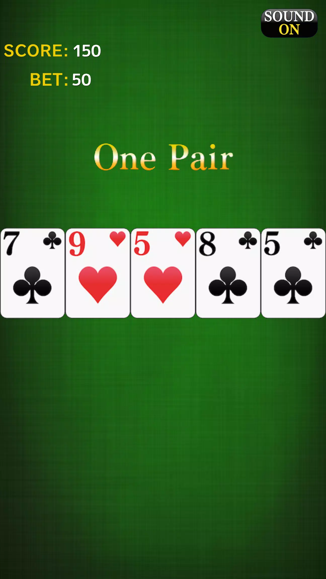 Poker - Card Game! 螢幕截圖 1