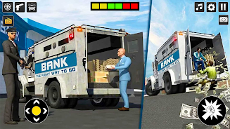Bank Cash Van Driver Simulator 螢幕截圖 0
