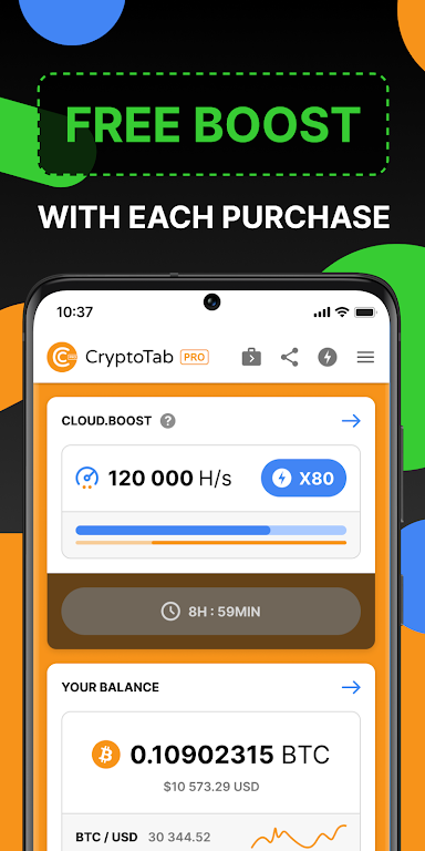 CryptoTab Browser Pro Mod স্ক্রিনশট 0