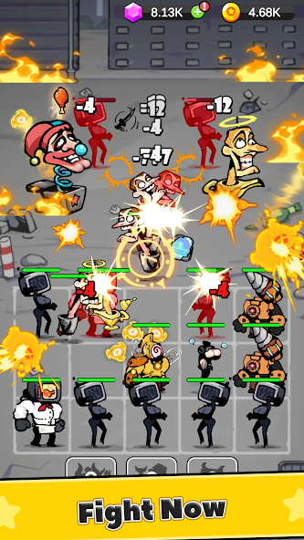 Battle Warriors: Strategy Game Mod ဖန်သားပြင်ဓာတ်ပုံ 3