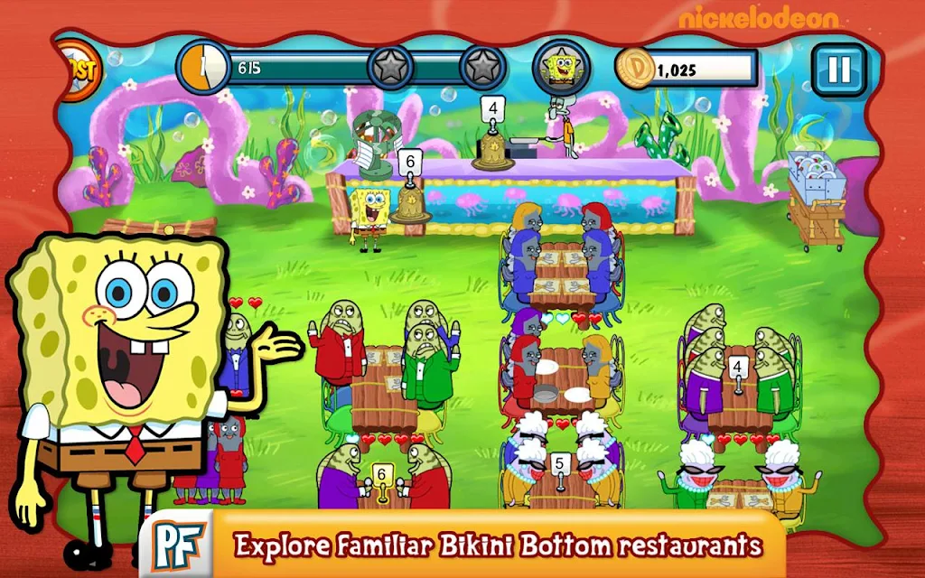 SpongeBob Diner Dash スクリーンショット 0