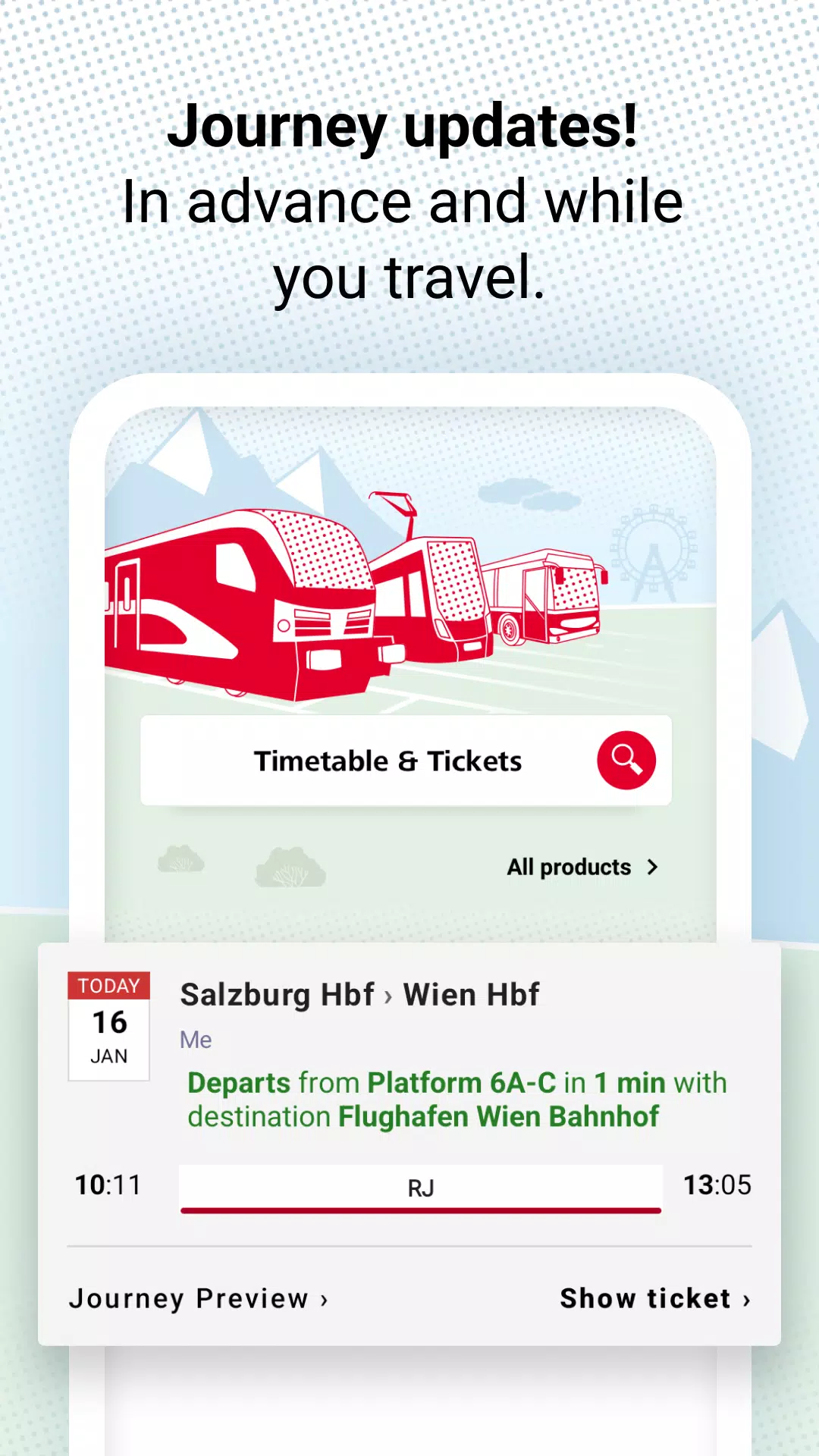 ÖBB Tickets 螢幕截圖 2