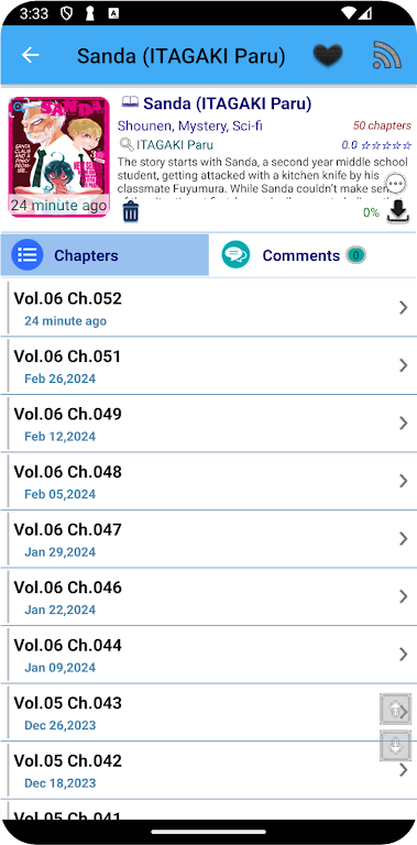 Manga World - Online Reader 螢幕截圖 3