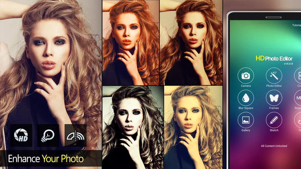 HD Photo Editor ဖန်သားပြင်ဓာတ်ပုံ 2