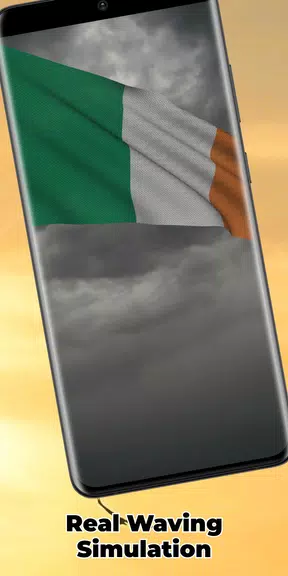 Ireland Flag Live Wallpaper Скриншот 3