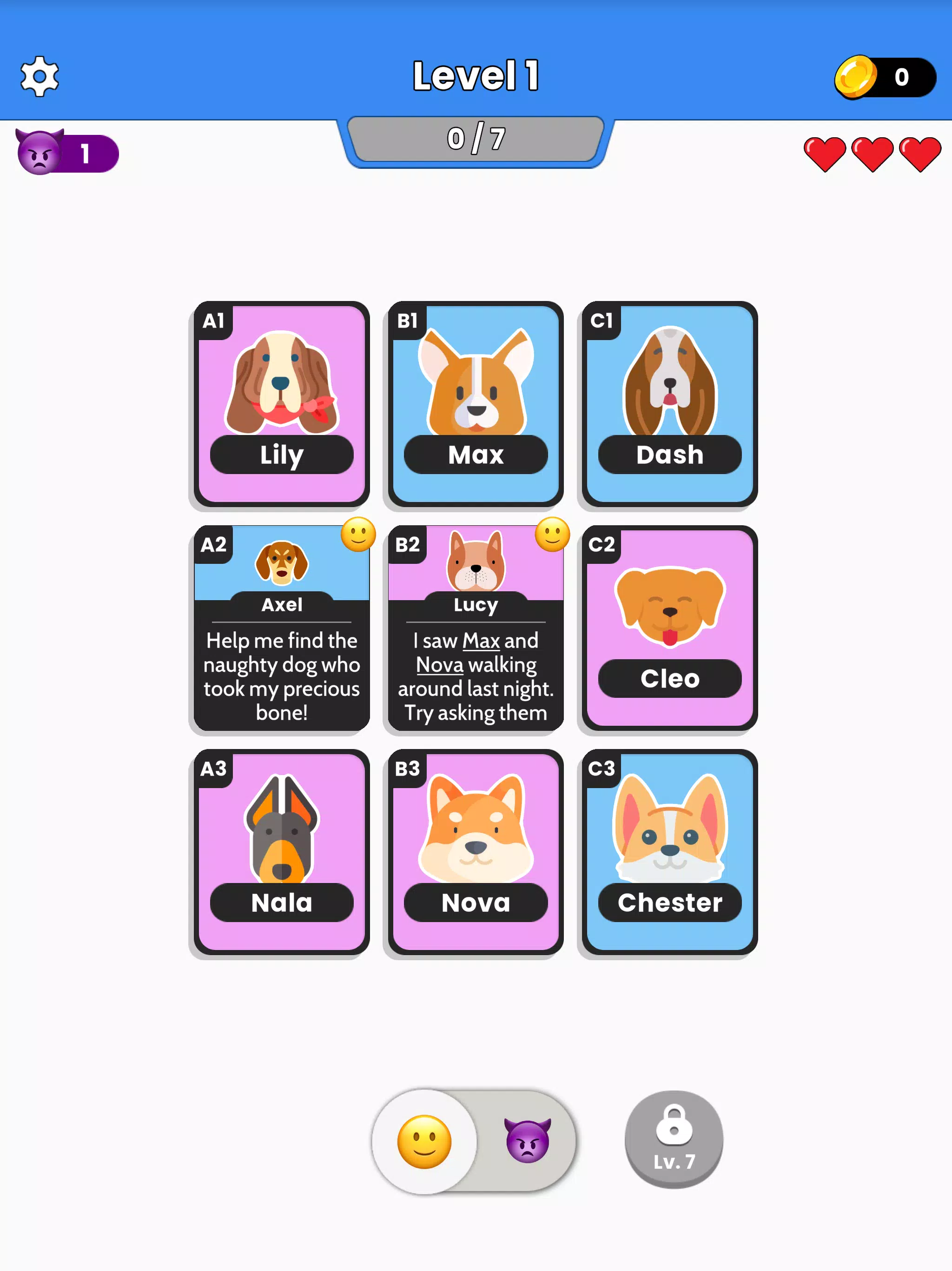 Clue Master - Logic Puzzle 螢幕截圖 1