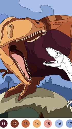 Dino Coloring Encyclopedia Zrzut ekranu 2