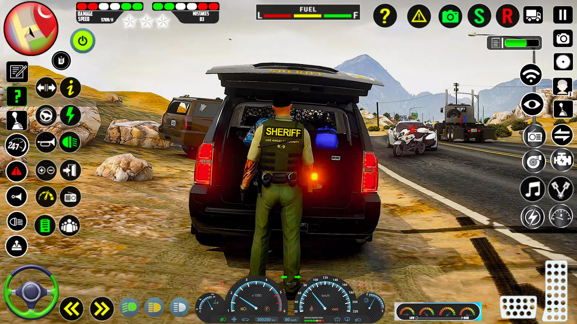 Real Police Chase Simulator 3d Ekran Görüntüsü 1