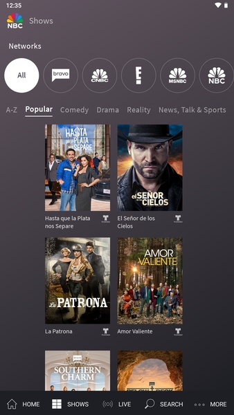 The NBC App - Stream TV Shows Screenshot 0