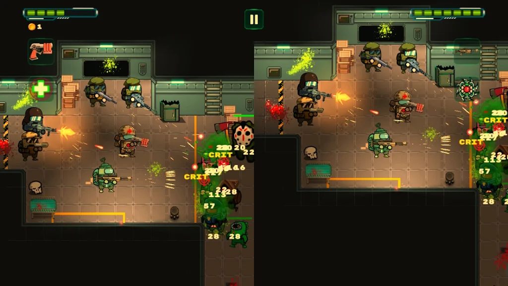 Zombie Space Shooter II 螢幕截圖 1