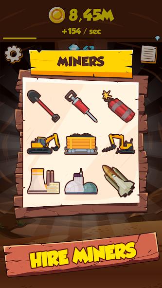 Idle Miner Clicker: Tap Tycoon Mod 螢幕截圖 2