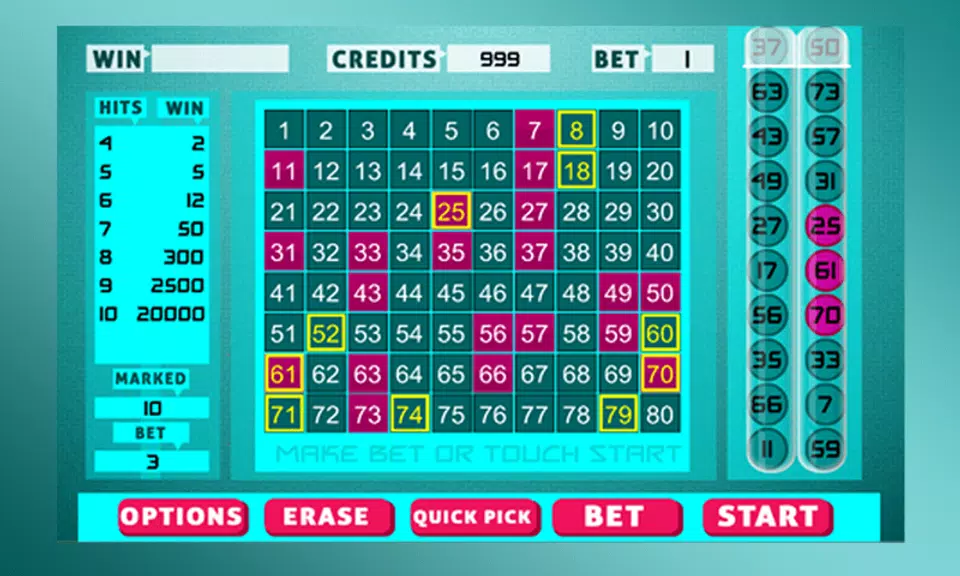 Keno Bingo 螢幕截圖 2