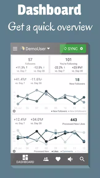 Follower Stats for Instagram Ekran Görüntüsü 0