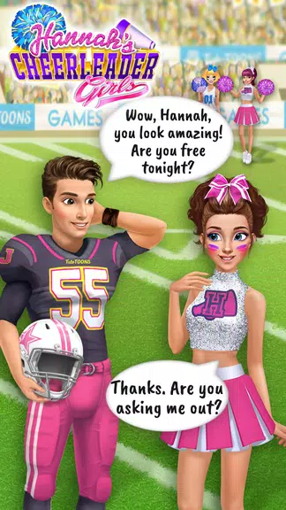 Hannah's Cheerleader Girls 螢幕截圖 0