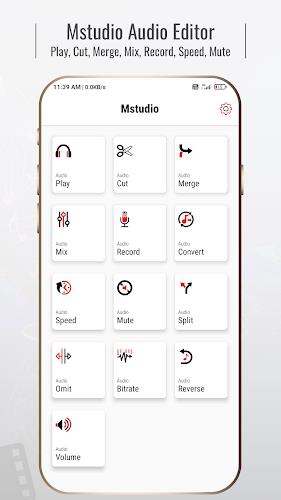 Mstudio : Audio & Music Editor 스크린샷 0