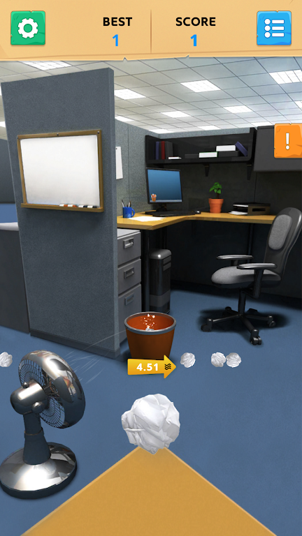 Paper Toss Office - Jerk Boss 螢幕截圖 1