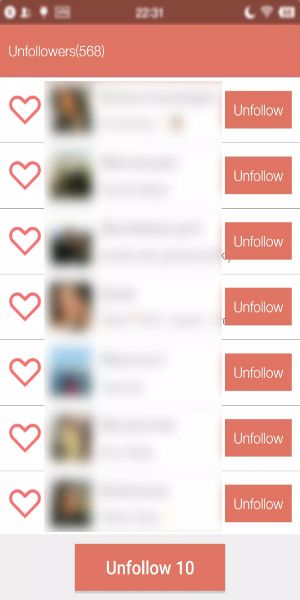 Unfollower Plus - Non followers & Following应用截图第0张