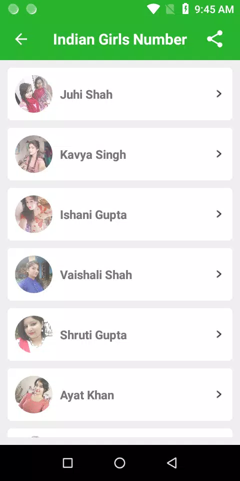 Girls Phone Number for Chat Screenshot 0