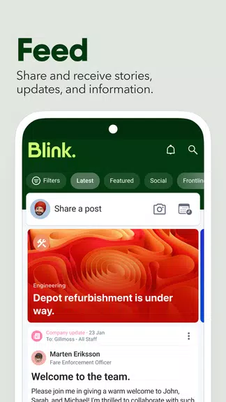 Blink - The Frontline App 스크린샷 2