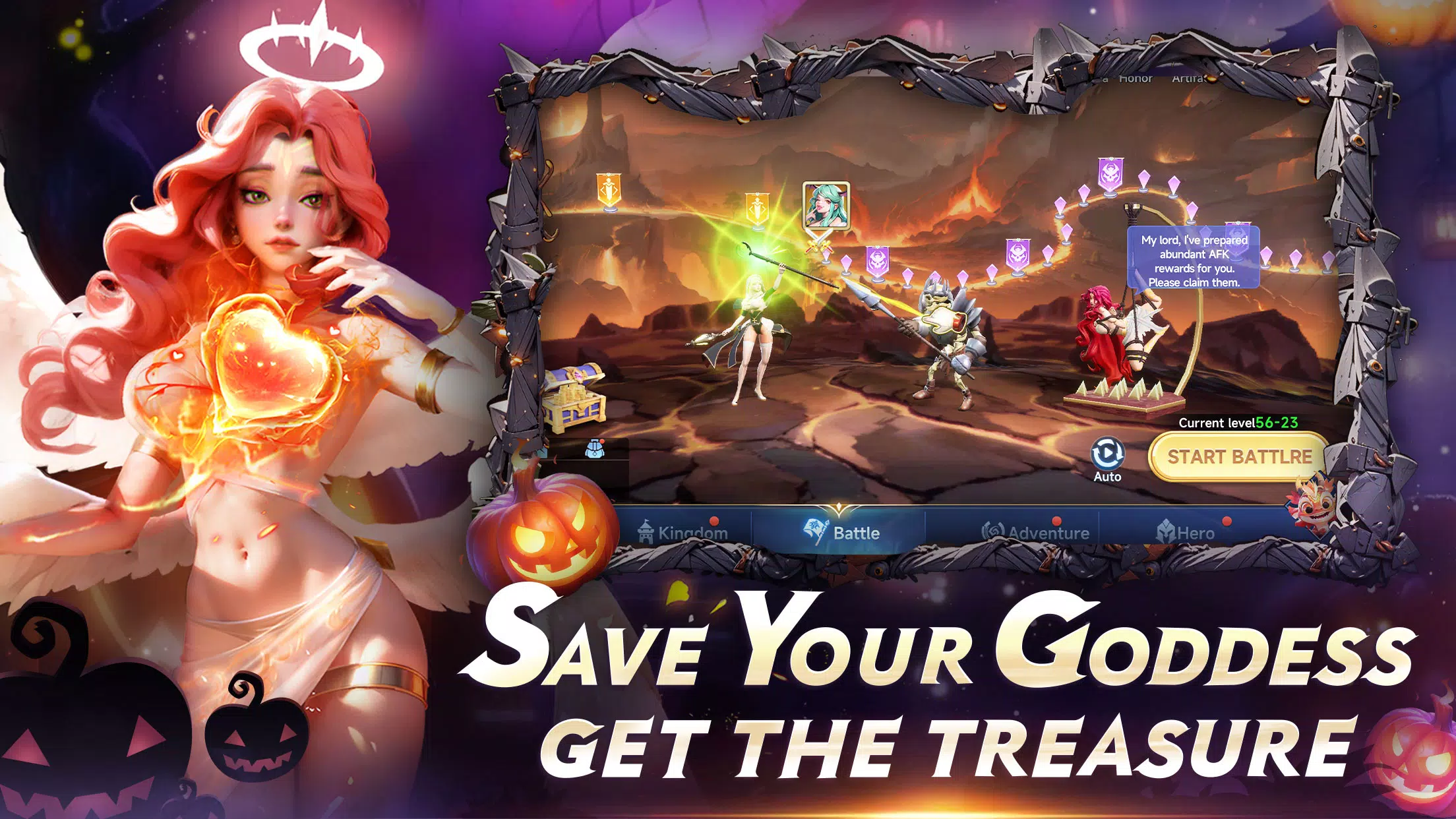 Summoners Kingdom:Goddess 螢幕截圖 1