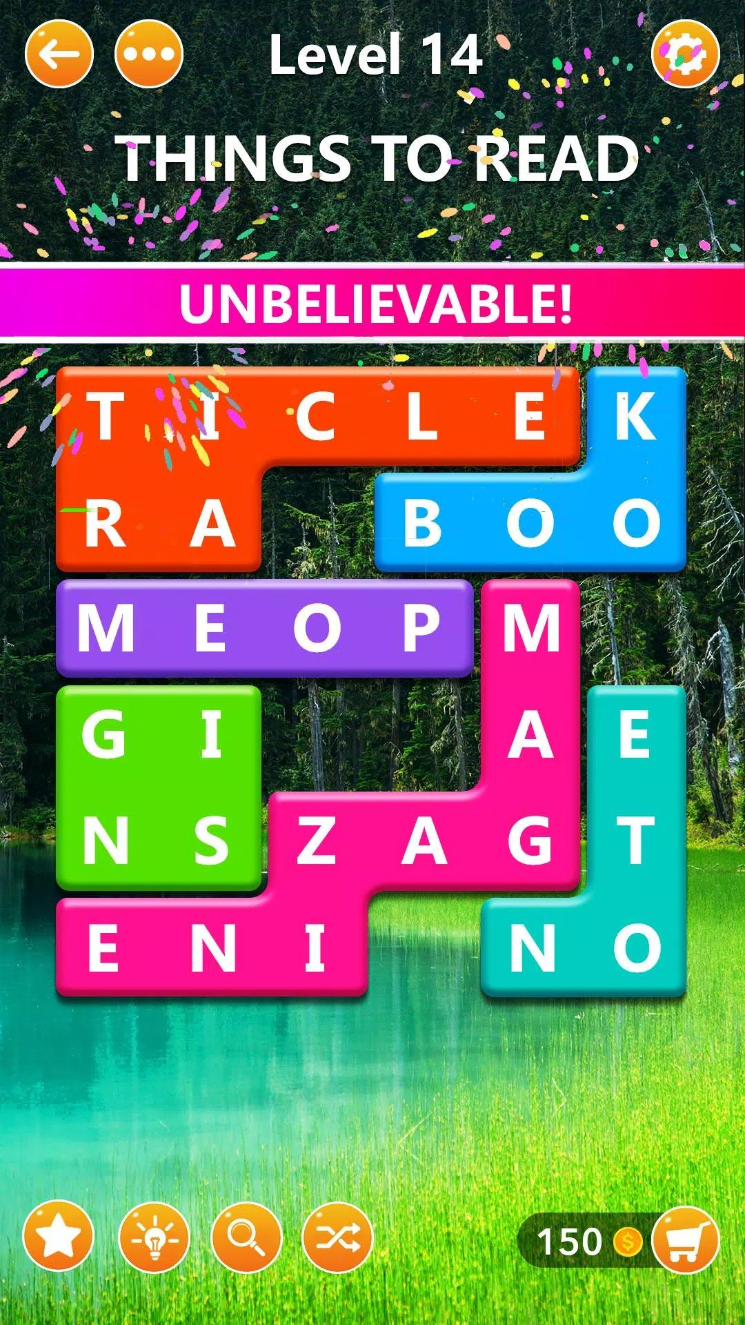 Word Block -Juegos de palabras Captura de pantalla 1