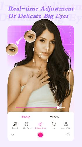 Makeup Camera Beauty Selfie Capture d'écran 2