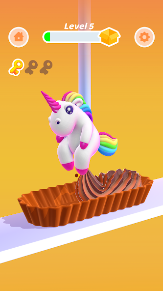 Perfect Cream: Icing Cake Game 螢幕截圖 0